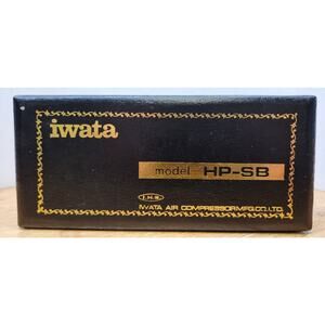 Iwata Model HP-SB Airbrush / Dual-Action For Fine Detail New Old Stock 1983